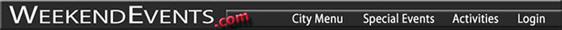 Weekend Events Logo Navigation Bar